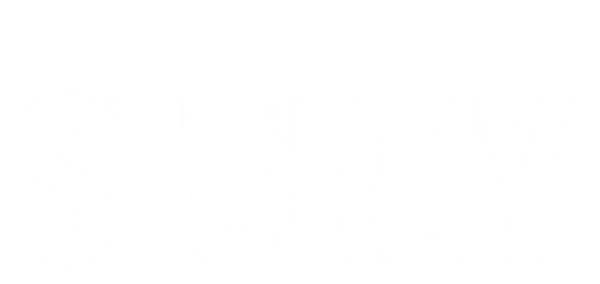 Sturdy Sauce Logo White
